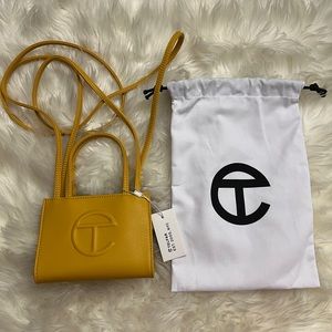 Small Mustard Telfar Shopping Bag